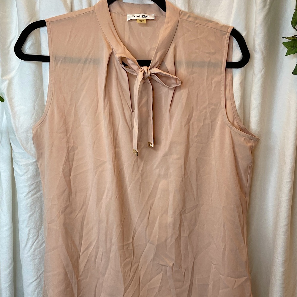 Calvin Klein Sheer Top Size PL